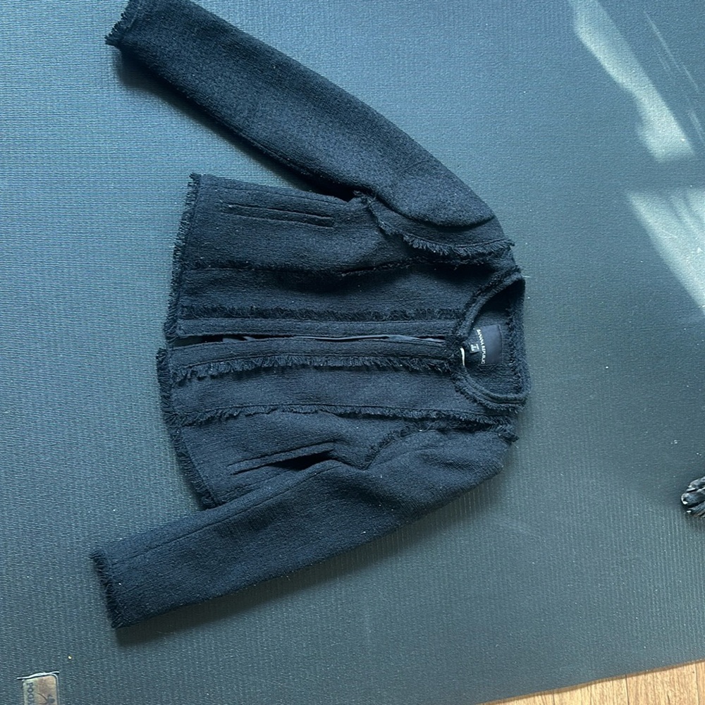 Black tweed jacket great condition